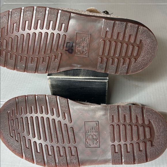 Dr. Martens Isham Faux Shearling Slingback Mule Fuzzy  shoe Men’s 11 Women’s 12 - Picture 5 of 6